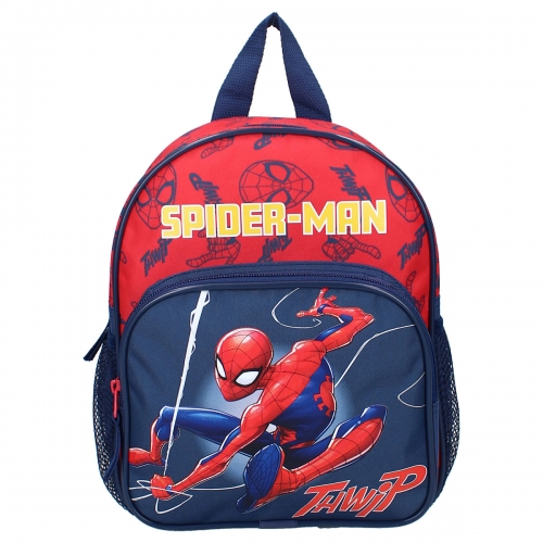 Plecak Przedszkolny z Przednią Kieszenią Spider-Man Web Warriors